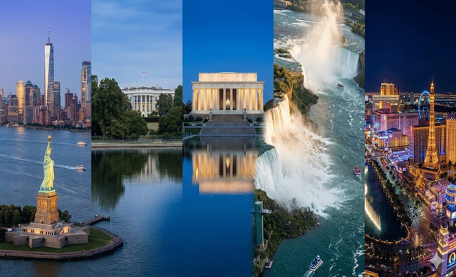 7 Days 6 Nights USA Tour Package - New York, Washington D.C., Niagara Falls & Las Vegas
